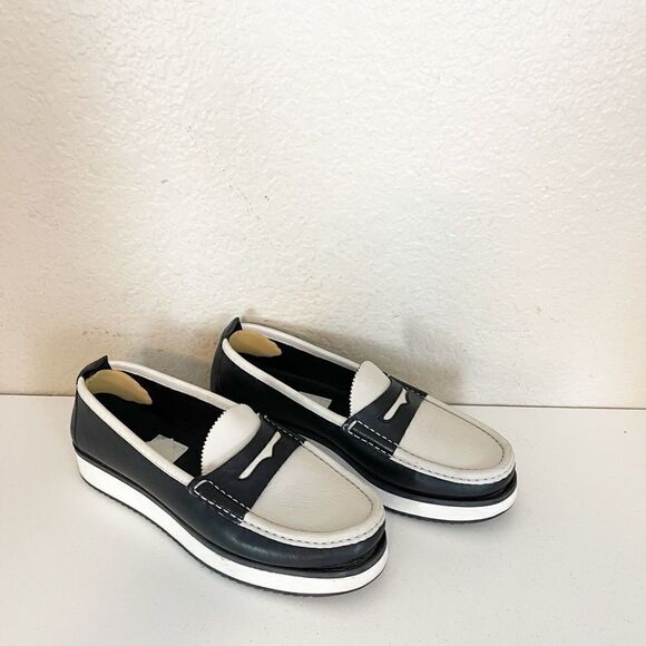 RAG & BONE Tanja two tone black and white Loafers. Size 39 - Picture 14 of 14